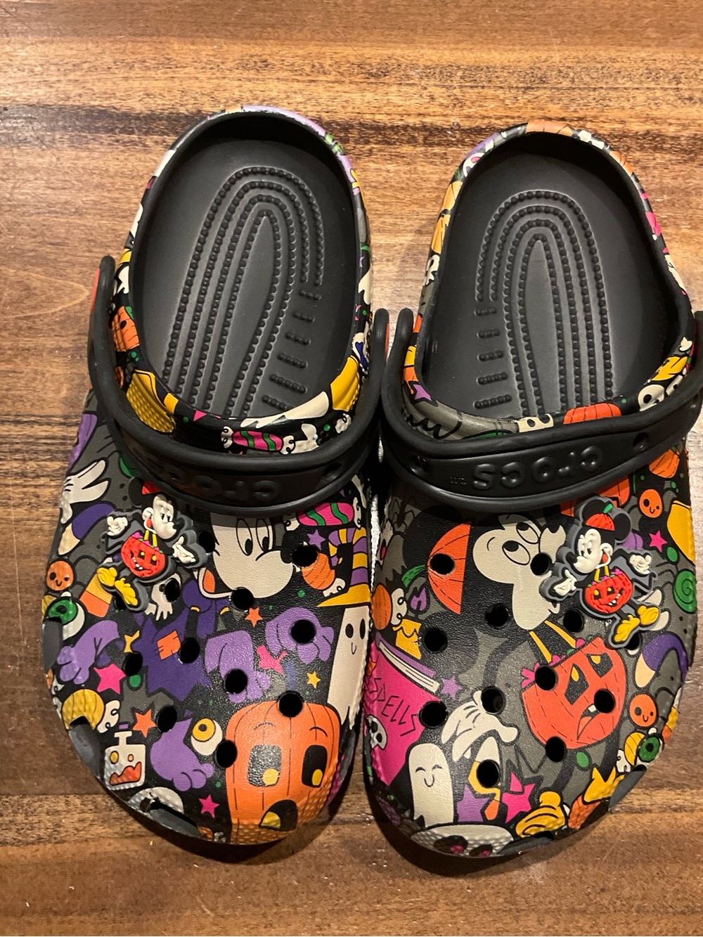 Disneyland Halloween special edition crocs